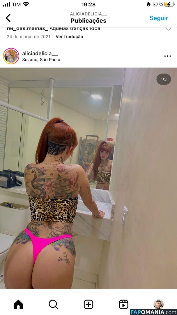 Alicia Delícia / aliciadelicia__ / caricia_cinema Naakt OnlyFans  Gelekte foto #2