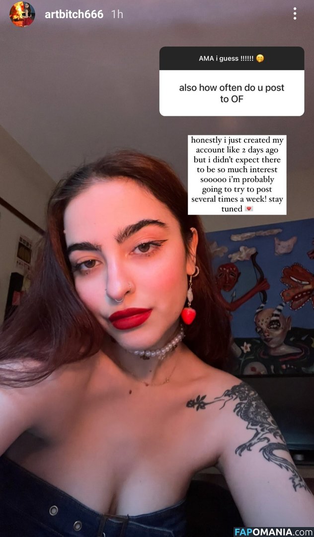 artbitch666 / huhlaynuh Naakt OnlyFans  Gelekte foto #2