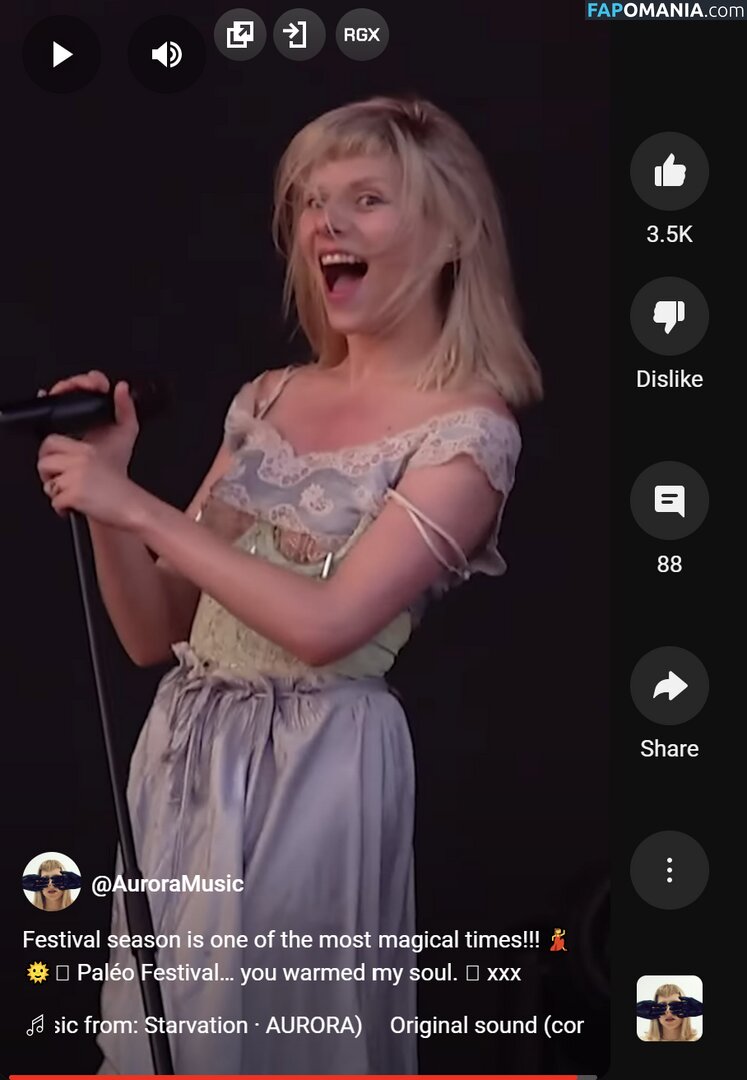 Aurora Aksnes / auroramusic / singer Naakt OnlyFans  Gelekte foto #202