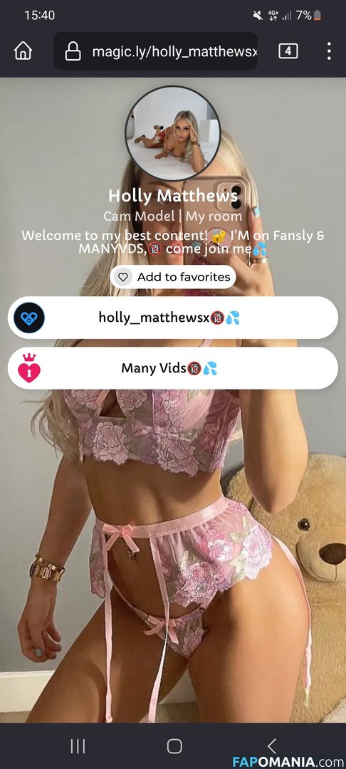 Holly Matthews / HollyMatthewsx / holly_matthewsx / hollymatthews Naakt OnlyFans  Gelekte foto #4