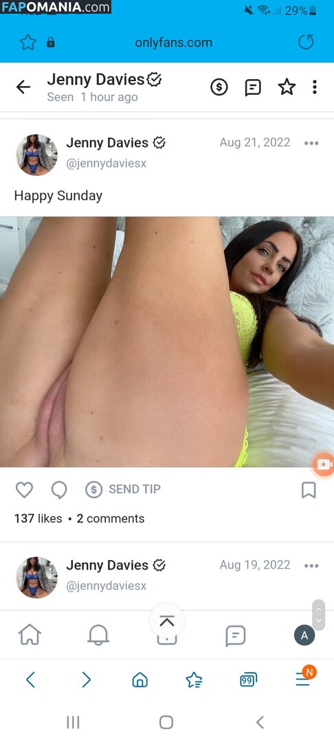 Jenny Davies / jennydaviesofficial / jennydaviesx Naakt OnlyFans  Gelekte foto #280