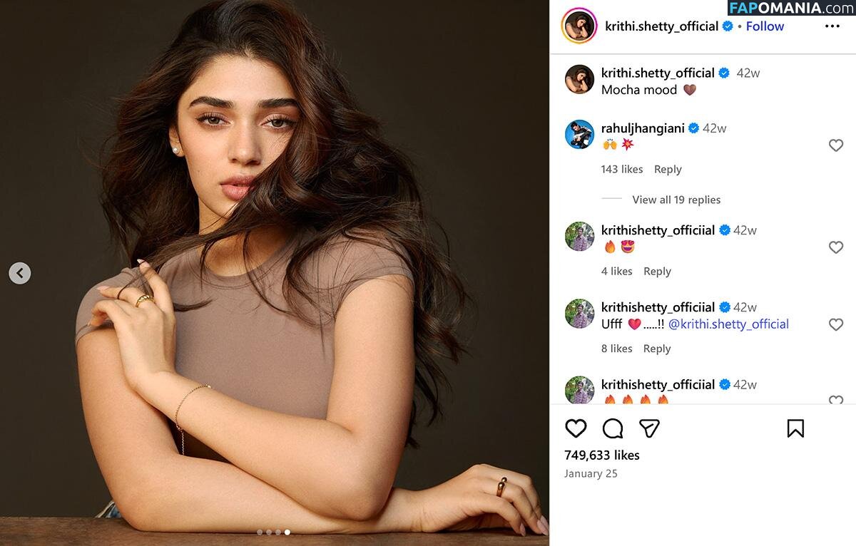 Krithi Shetty Naakt OnlyFans  Gelekte foto #9