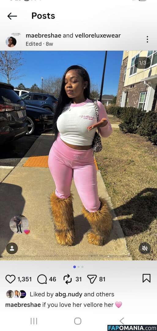 Maebreshae / nofilterkay Naakt OnlyFans  Gelekte foto #1