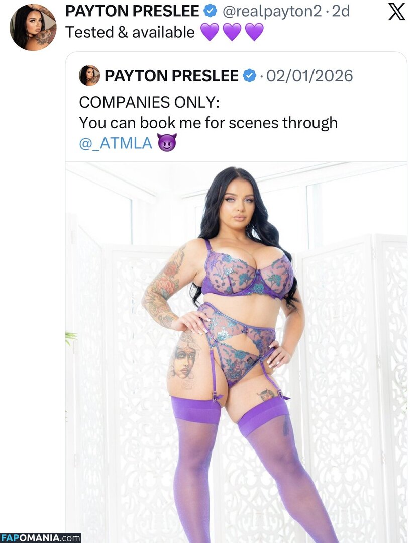 Payton Preslee / paytonpresle / paytonpreslee Naakt OnlyFans  Gelekte foto #555