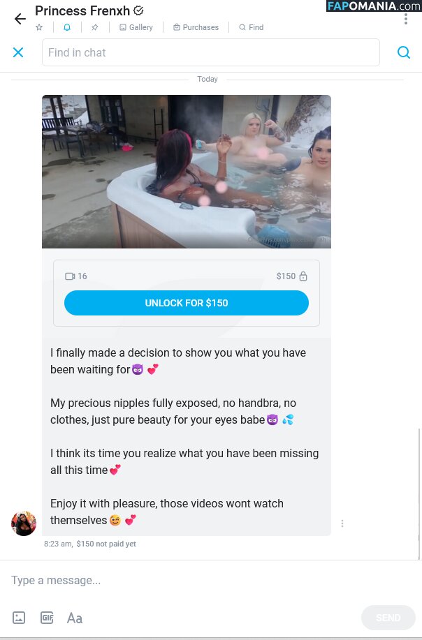 PrincessFrenxh / princesssfrenxh Naakt OnlyFans  Gelekte foto #1